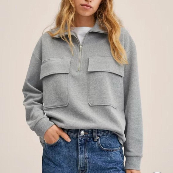 Mango Cotton sweatshirt SIZE SMALL - Picture 2 of 3